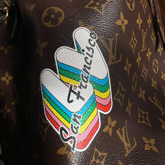 Louis Vuitton Neonoe World Tour Bucket Bag San Francisco - Picture 2 of 12